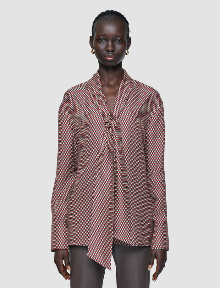 Multicolour Adele Printed Silk Blend Blouse - Joseph