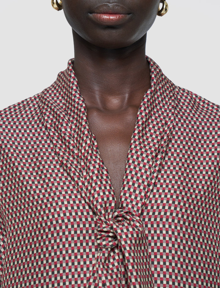 Multicolour Adele Printed Silk Blend Blouse - Joseph