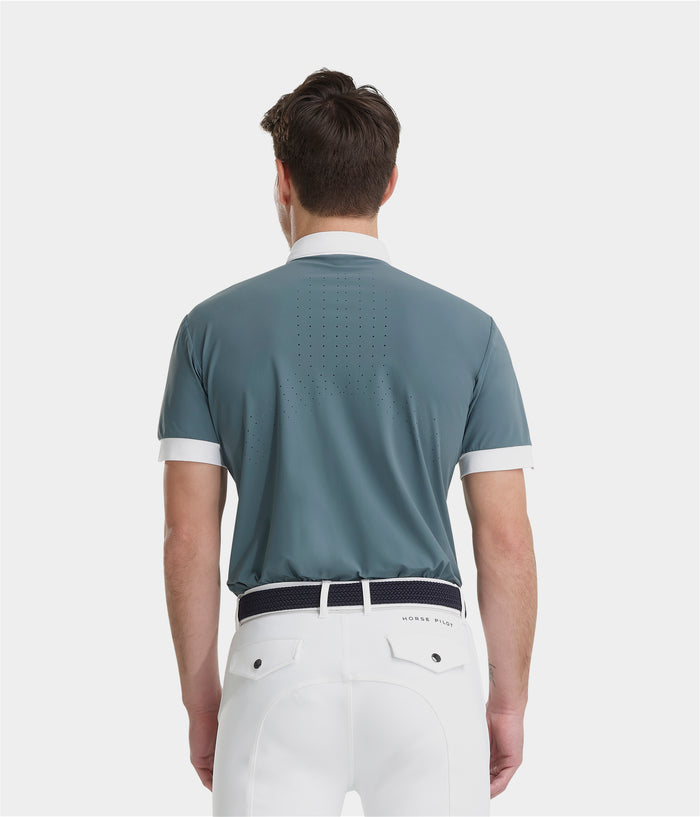 Aerolight | Balsam Green | Chemise de concours d'équitation manches courtes homme | Horse Pilot