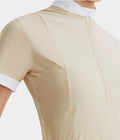 Aerolight | Sand | Chemise de concours d'équitation manches courtes femme | Horse Pilot