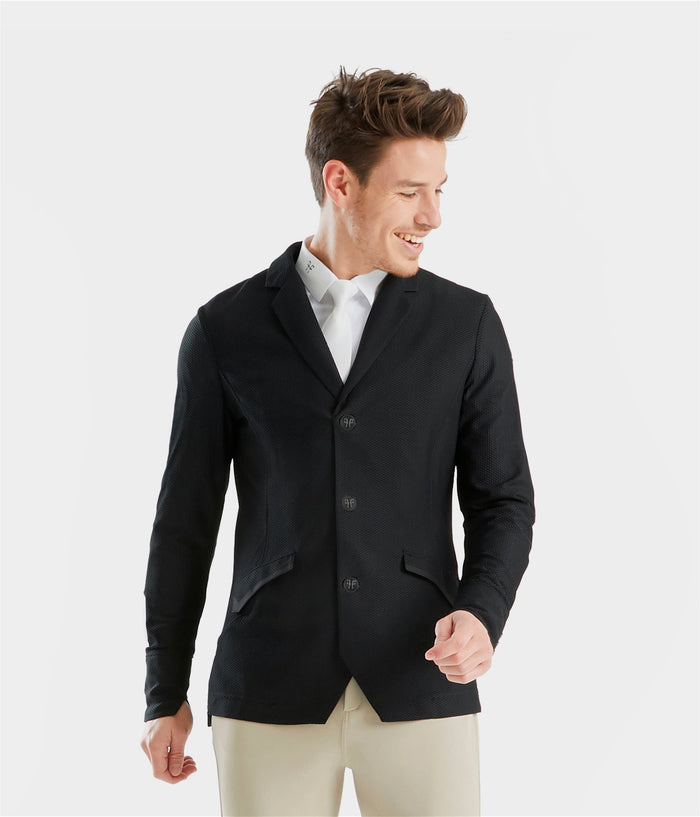 Aeromesh | Black | Veste de concours d’équitation pour homme | Horse Pilot