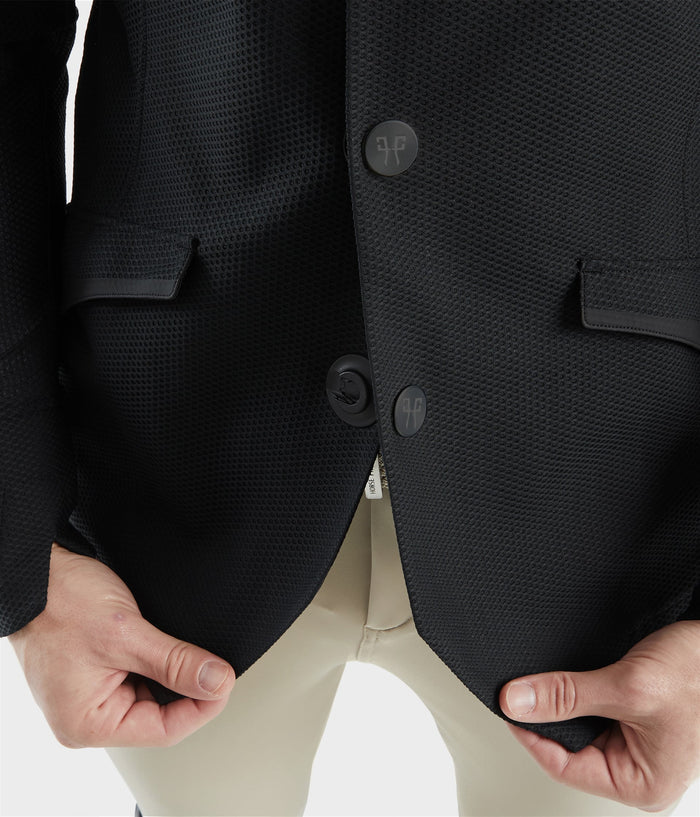 Aeromesh | Black | Veste de concours d’équitation pour homme | Horse Pilot