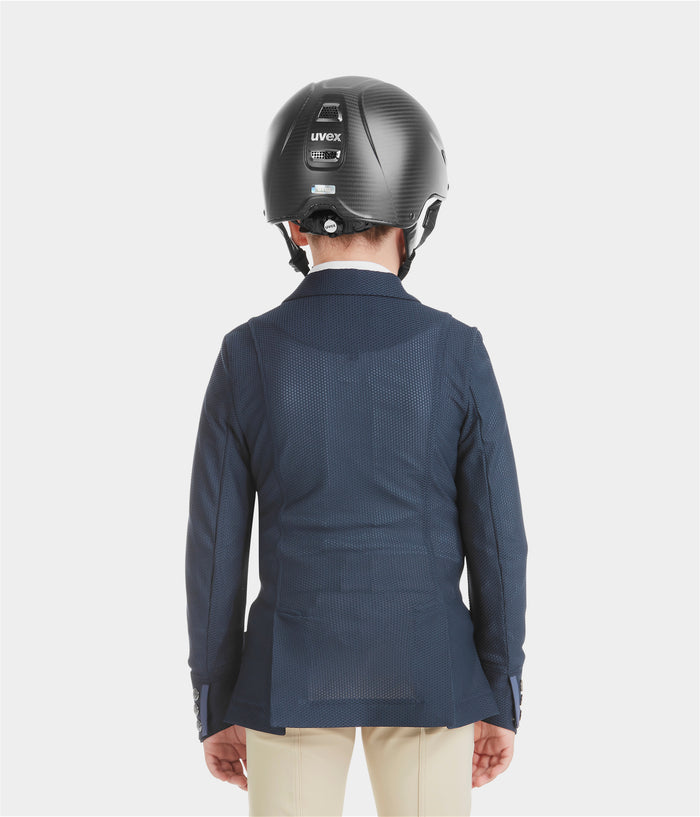 Aeromesh | Navy | veste de concours d'équitation pour garçon | Horse Pilot