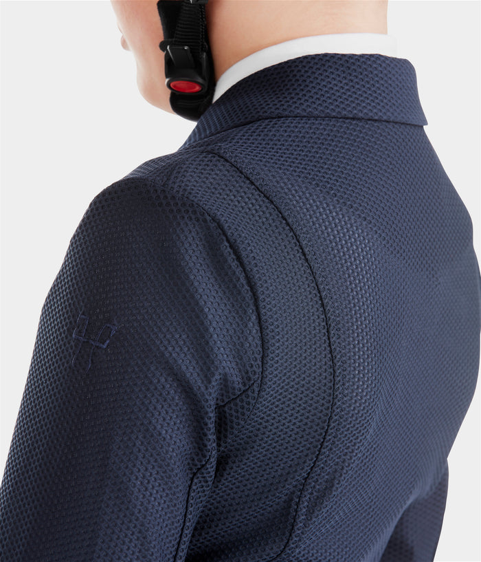 Aeromesh | Navy | veste de concours d'équitation pour garçon | Horse Pilot