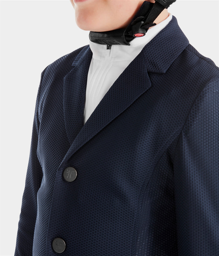 Aeromesh | Navy | veste de concours d'équitation pour garçon | Horse Pilot