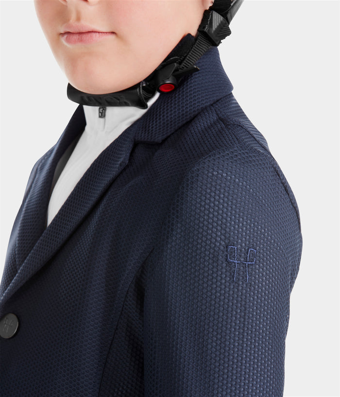 Aeromesh | Navy | veste de concours d'équitation pour garçon | Horse Pilot