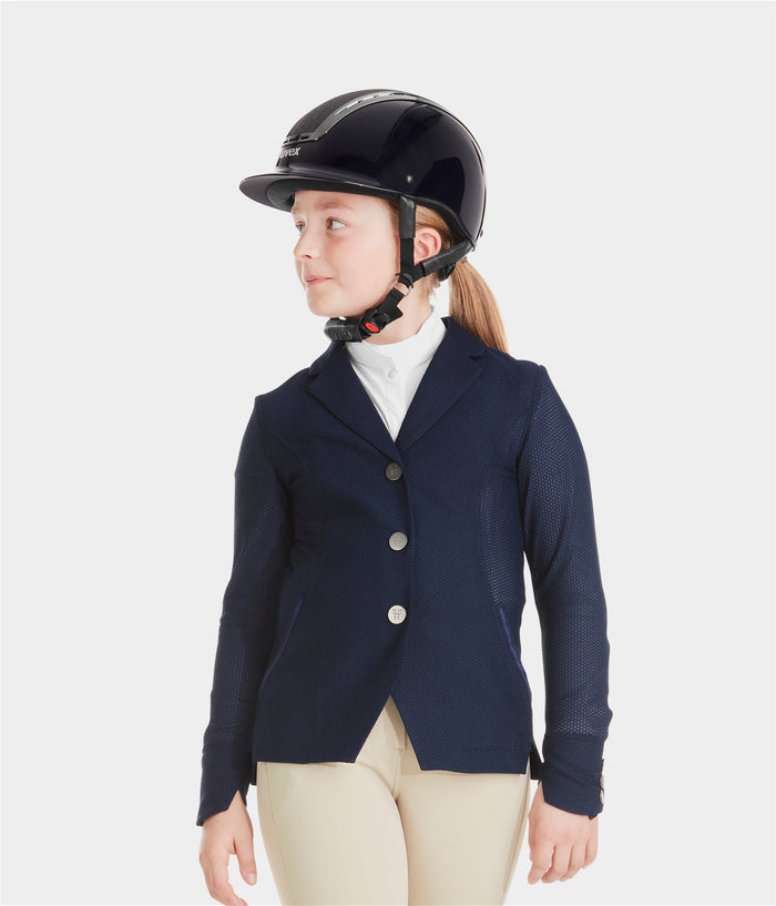 Aeromesh | Navy | Veste de concours d'équitation fille | Horse Pilot
