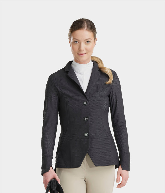 Aeromesh | Grey | Veste de concours d'équitation femme | Horse Pilot