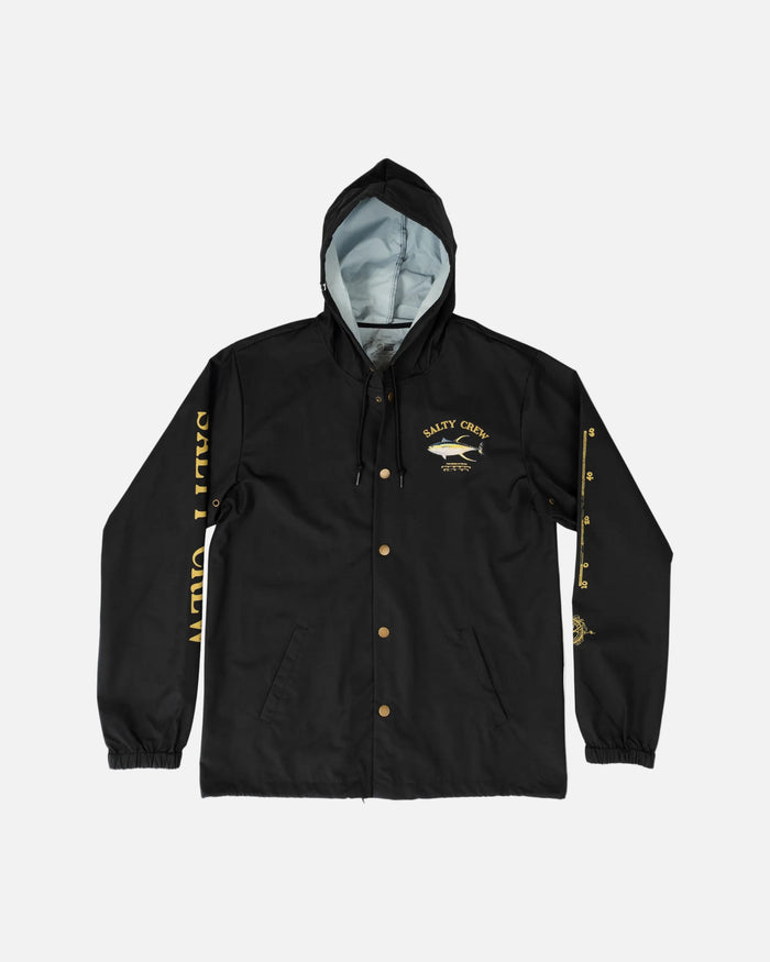 Salty Crew Men - Ahi Mount Black Snap Jacket