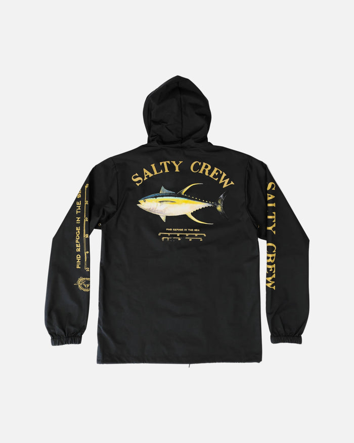 Salty Crew Men - Ahi Mount Black Snap Jacket