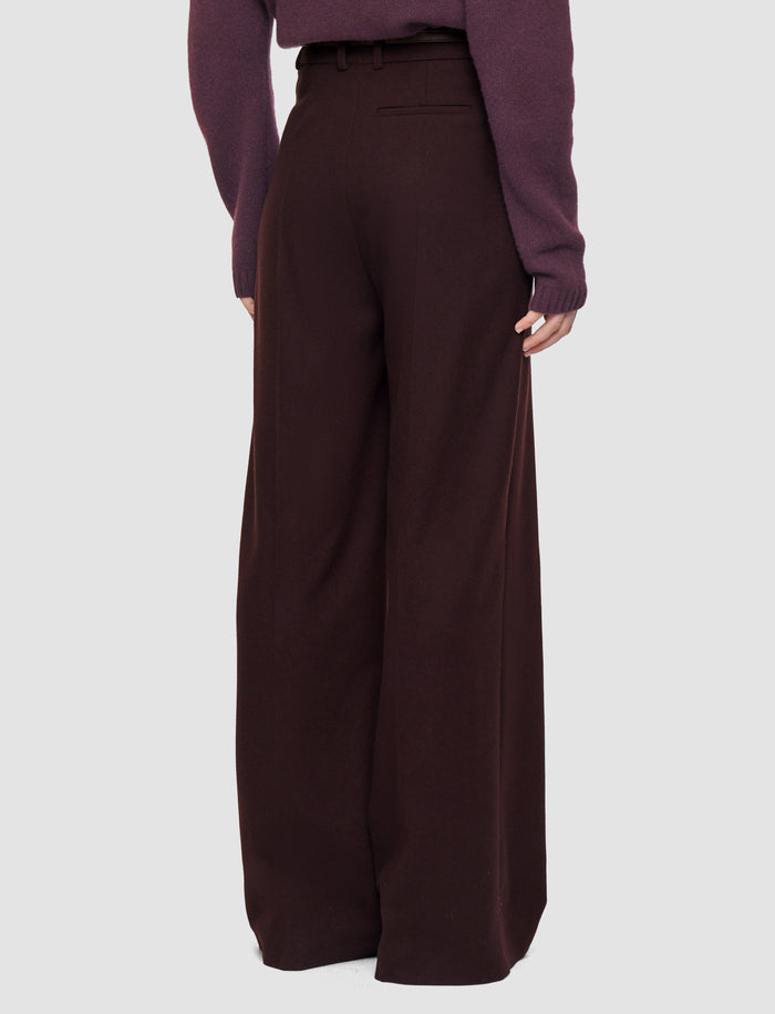 Alana Flannel Wool Trousers