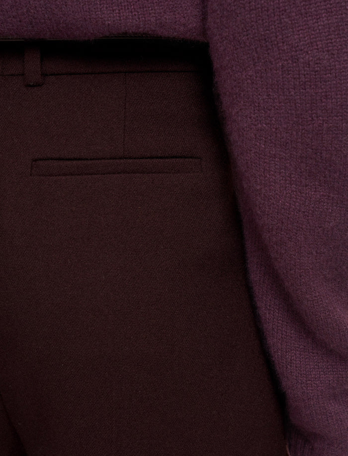 Alana Flannel Wool Trousers
