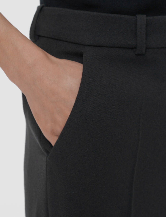 Alana Flannel Wool Trousers