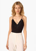 Amani Rib Knit Bodysuit (Black)