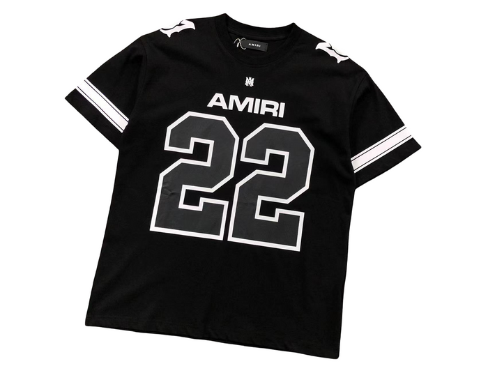 AMIRI Football 22 Tee Black
