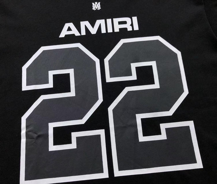 AMIRI Football 22 Tee Black