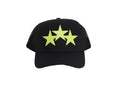 Amiri Three Star Trucker Hat Black & Lime