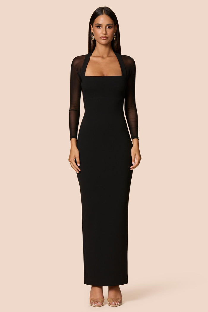 Amore Mesh Maxi Black - Dress - Nookie