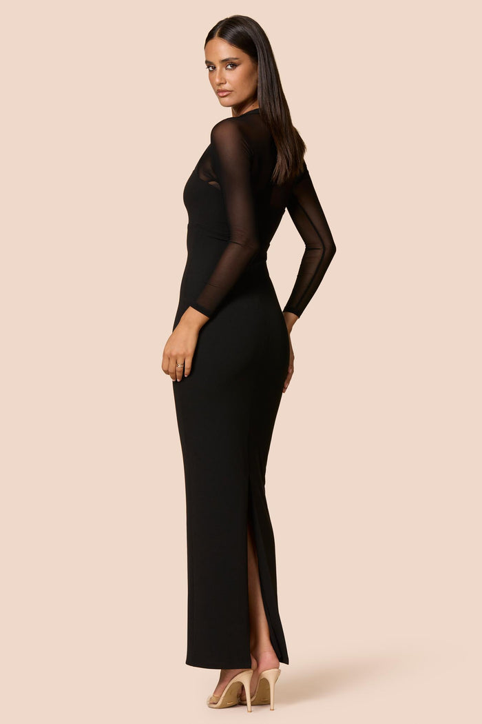 Amore Mesh Maxi Black - Dress - Nookie