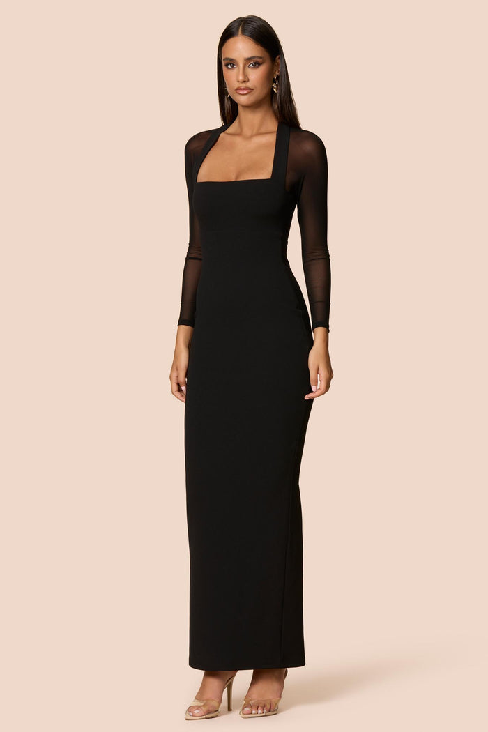 Amore Mesh Maxi Black - Dress - Nookie