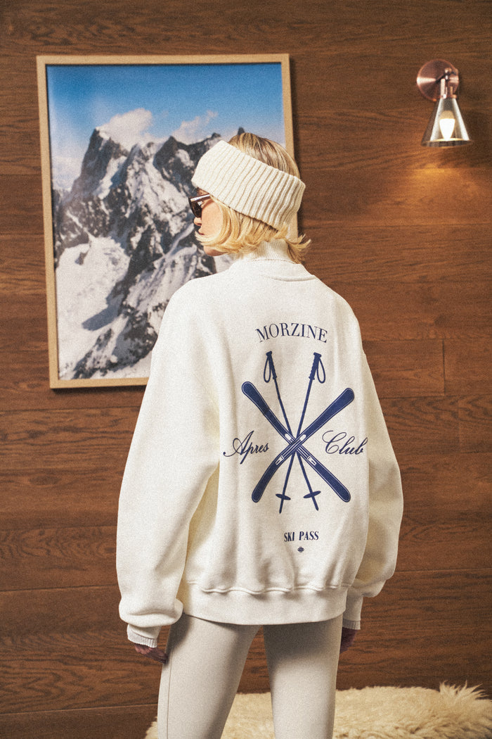 APRES GRAPHIC CREW - OFF WHITE