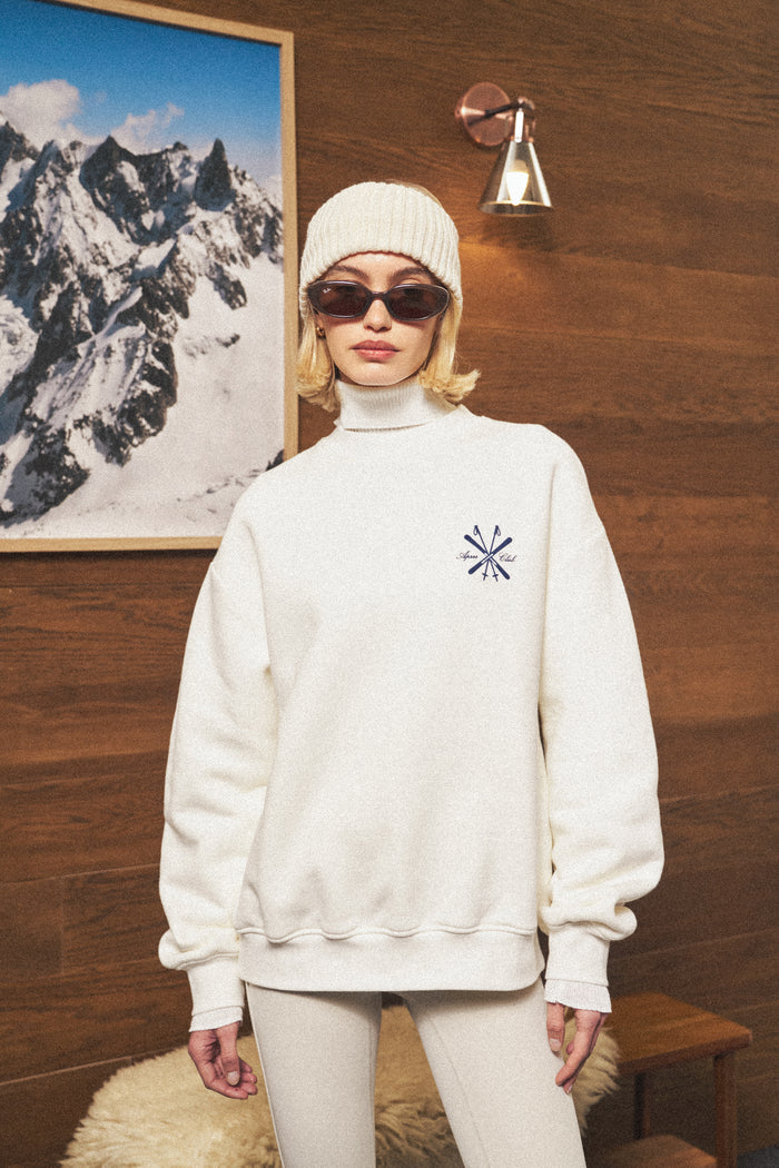 APRES GRAPHIC CREW - OFF WHITE