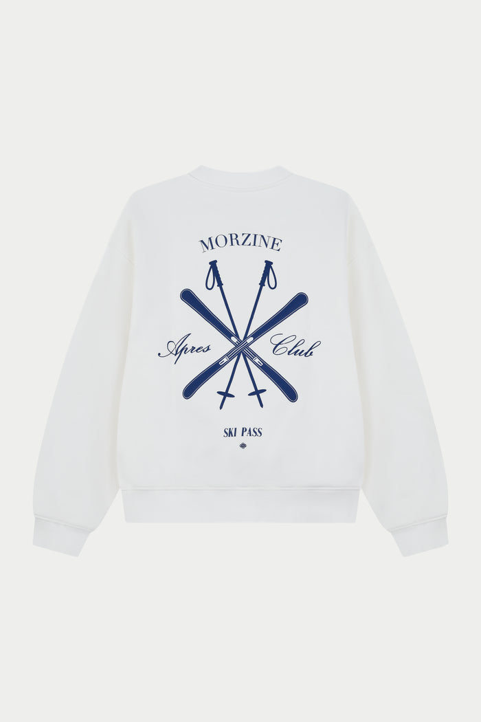 APRES GRAPHIC CREW - OFF WHITE