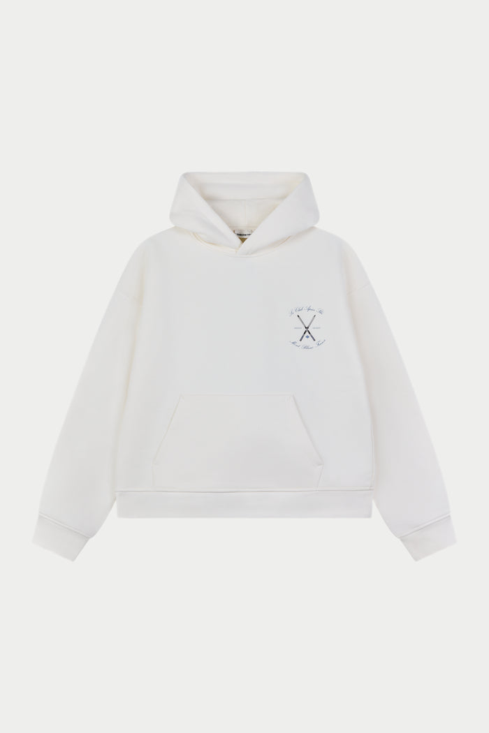 APRES SKI GRAPHIC HOODIE - OFF WHITE