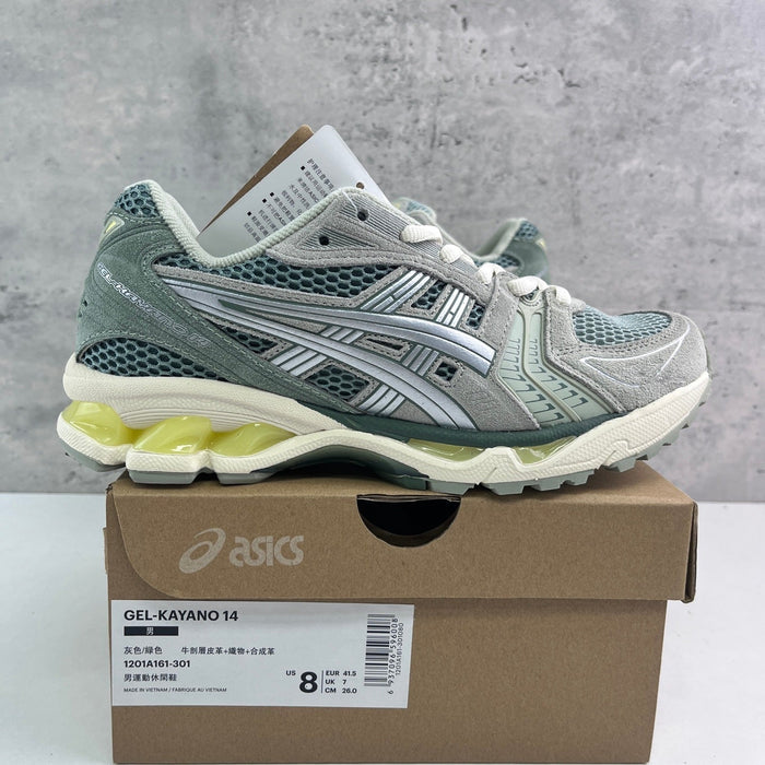 Asics Gel-Kayano 14 Olive Grey Pure Silver