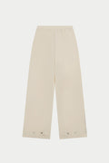 BARREL LEG SHELL TROUSERS - ECRU