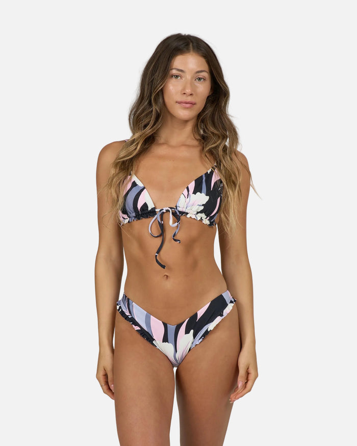 Bloomed Skimpy V Bottom - Black