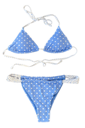 Blue Polka Dot Bikini Bottoms, swimsuit, swimsuits, swim, swimwear, dallas boutique, boutique, adeline boutique
