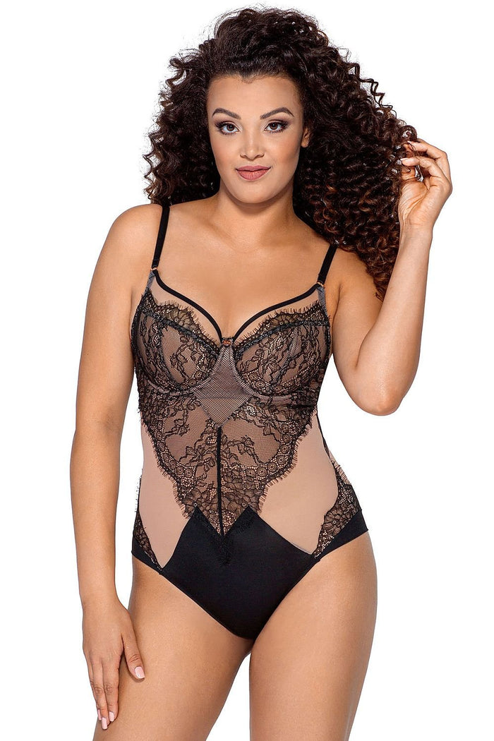 Body Ava noir - vue produit 1 Secretelles