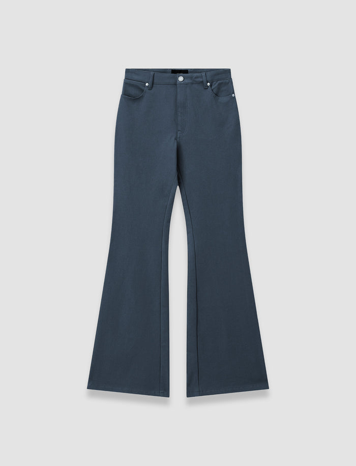Grey Bond Gabardine Stretch Trousers - Joseph