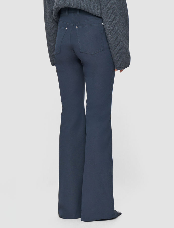 Grey Bond Gabardine Stretch Trousers - Joseph