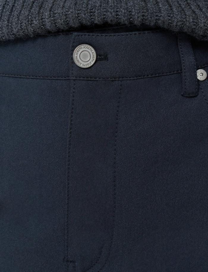 Grey Bond Gabardine Stretch Trousers - Joseph