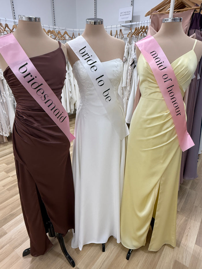 Bride Sash - Giftware - Honey Fawn