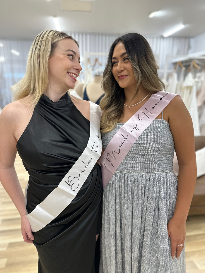 Bridesmaid Sash - Giftware - Honey Fawn Boutique