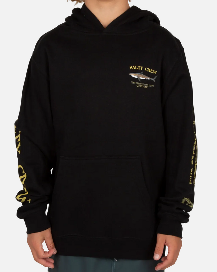 Bruce  Hood Fleece Kids - Black