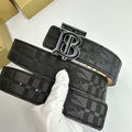 Burberry TB Belt Triple Black/Silver