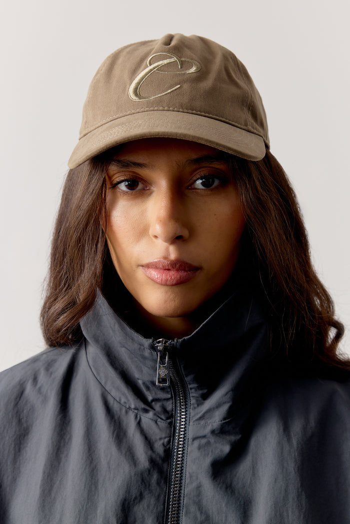C SCRIPT CAP - KHAKI