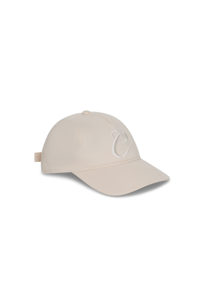 C SCRIPT CAP - OFF WHITE