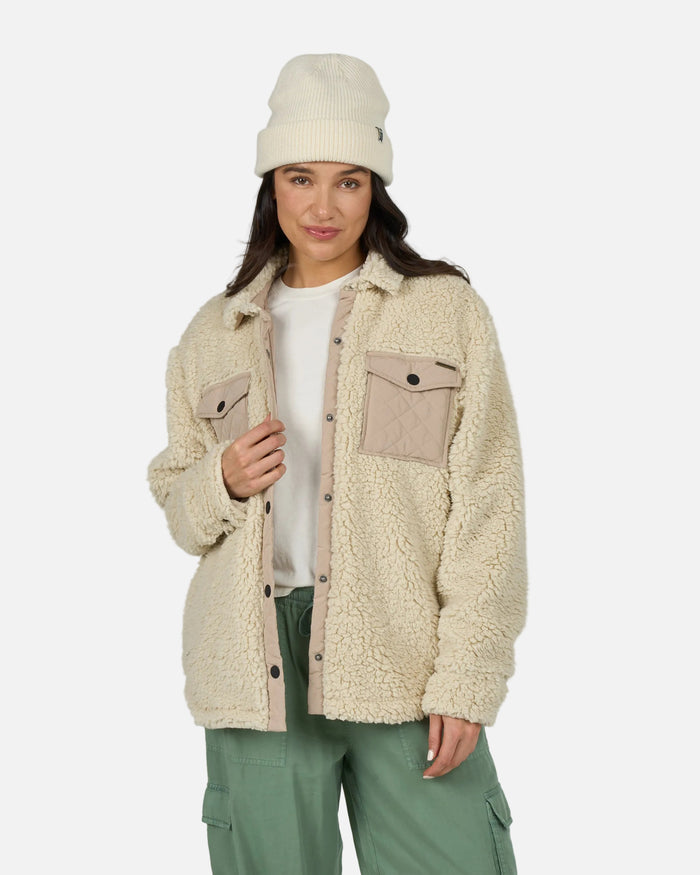 Calm Seas Shacket - Natural