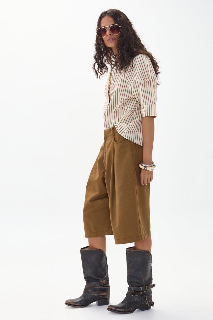 Cambria Poplin Shirt - Paul Stripes