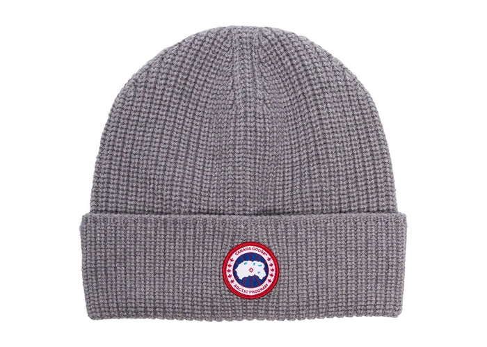 Canada Goose Arctic Disc Rib Wool Toque Grey