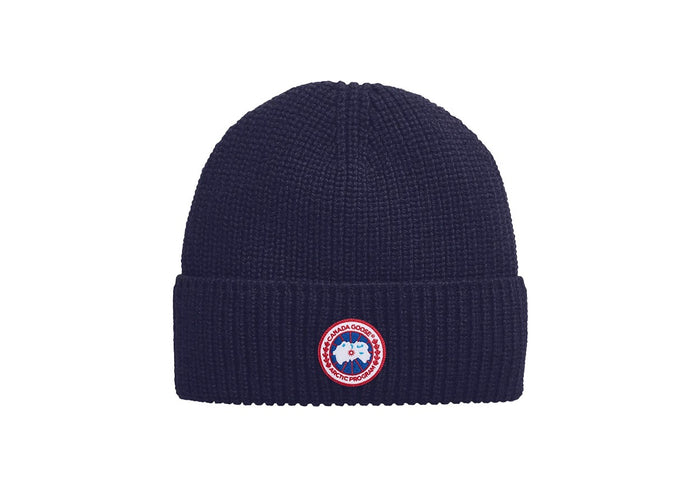 Canada Goose Arctic Disc Rib Wool Toque Navy