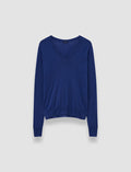 Blue Cashair V Neck Jumper - Joseph