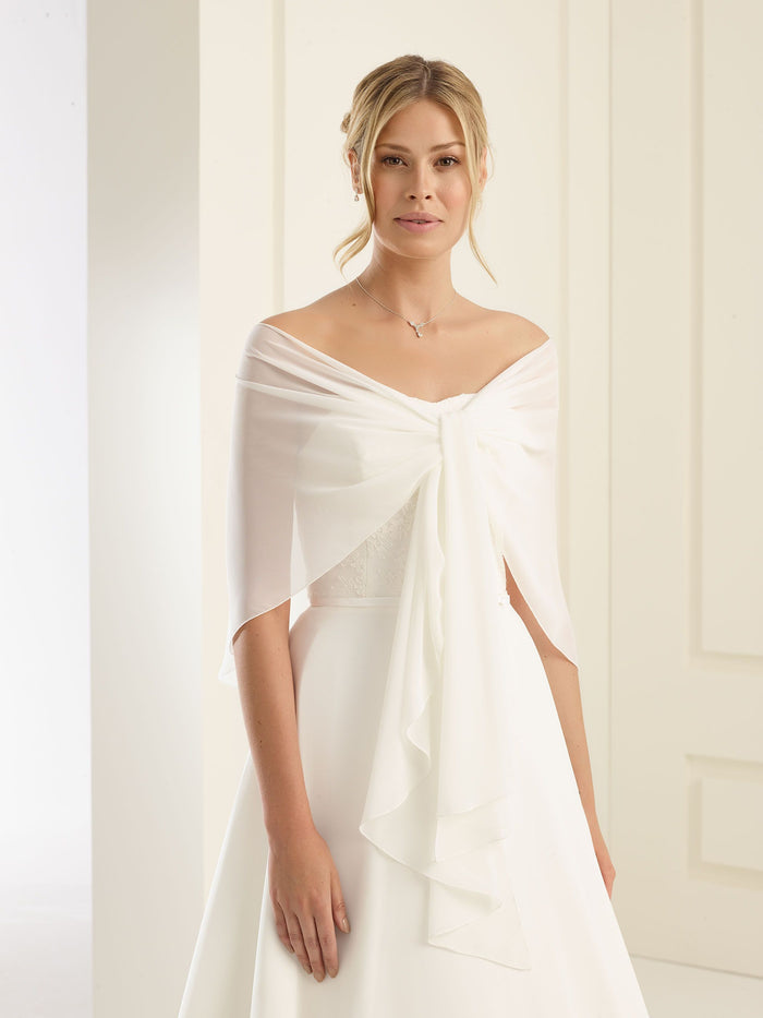 Chiffon Scarf Shawl - Accessory - Bianco Evento