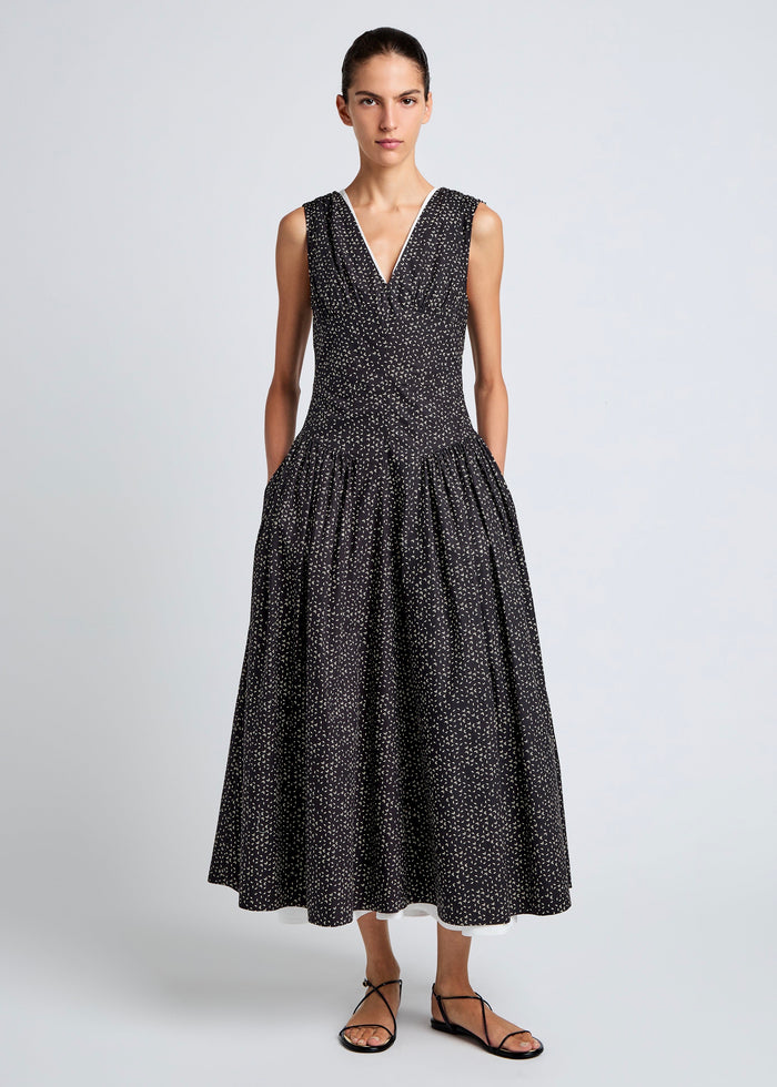 Clayton Dress (Black/Vanilla)