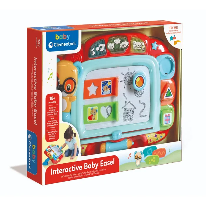 Clementoni Baby Interactive Easel Drawing & Learning Toy